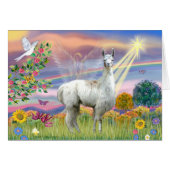 Cloud Angel and Llama (Front Horizontal)