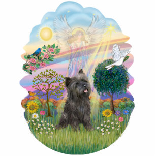 Cloud Angel - Brindle Cairn Terrier #21 Cutout