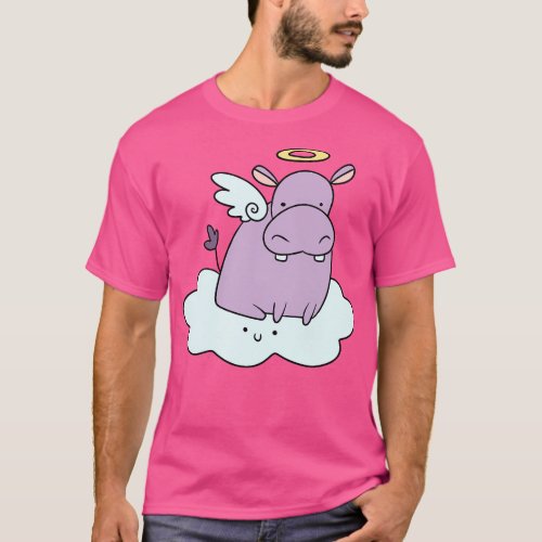 Cloud Angel Hippo T_Shirt