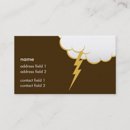 Cloud Bang | Butter Rum Business Card Templates