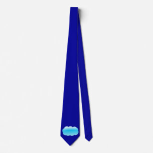Cloud Based Symbol Neck Tie