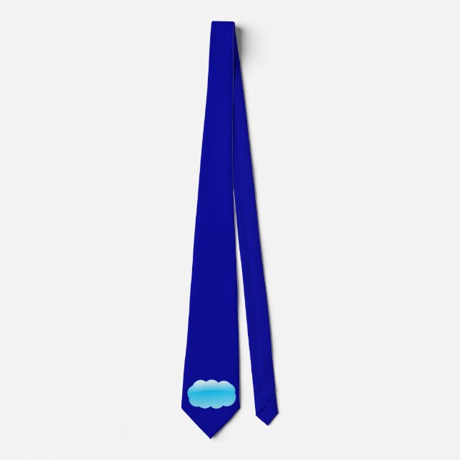 Cloud Based Symbol Neck Tie (Front)
