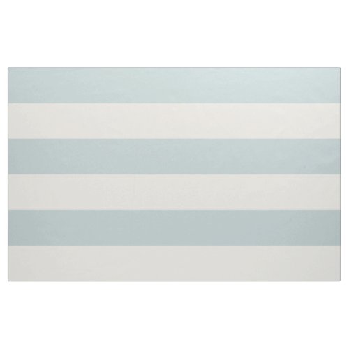 Cloud Blue and Ivory Wide Stripes Large Scale Fabric