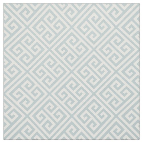 Cloud Blue Greek Key Fabric