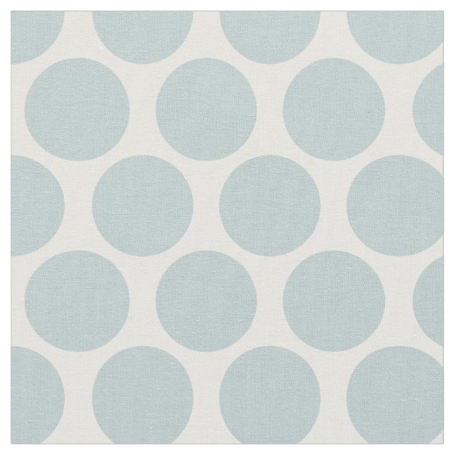 Cloud Blue Mod Dots Fabric (Close Up)
