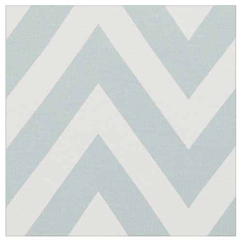 Cloud Blue Modern Chevron Large Scale Fabric