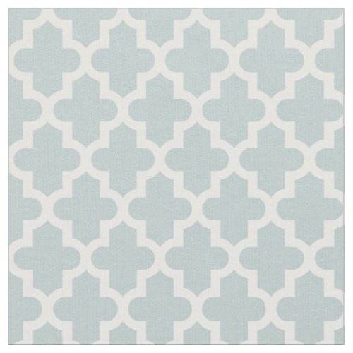 Cloud Blue Moroccan Print Fabric