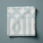 Cloud Blue Trellis Large Scale Fabric