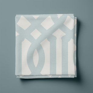 Cloud Blue Trellis Large Scale Fabric