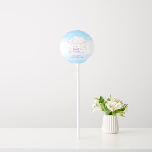 Cloud candy baby sprinkle colorful watercolor balloon