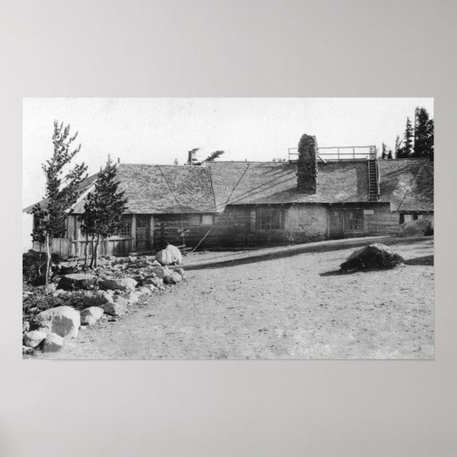 Cloud Cap Inn at Mt. Hood, Oregon Photograph Poster (Front)