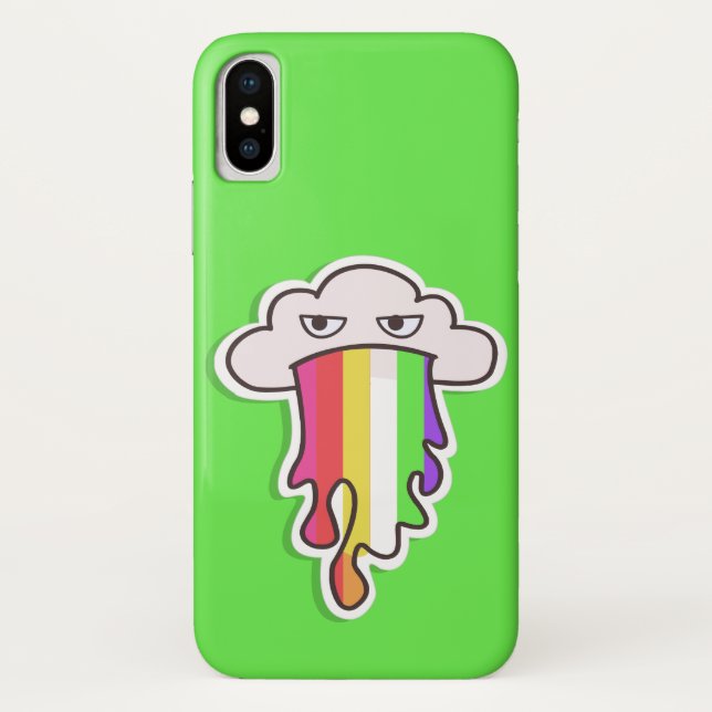 Cloud Case-Mate Barely iPhone X Case (Back)