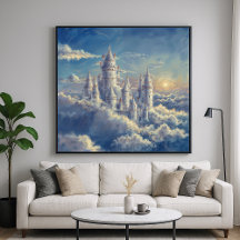 Cloud Castle - Painterly Fantasy Art