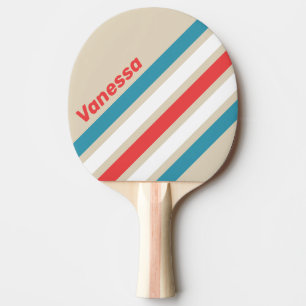 Cloud Chaser Angled Striping with Name Ping Pong Paddle