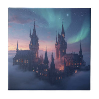 Cloud City of Light Ceramic Tile