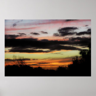 Cloud Colors Poster