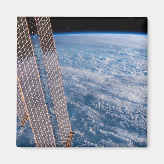 Cloud-Covered Tasman And Coral Seas. Magnet (Front)