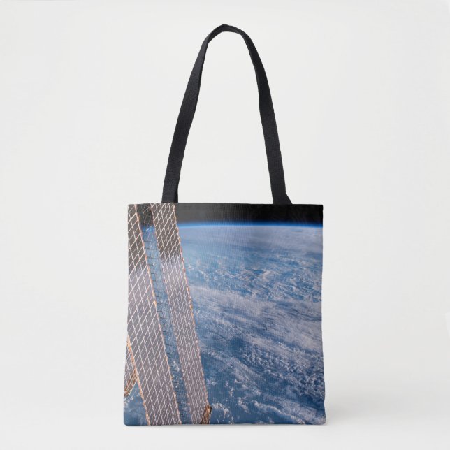 Cloud-Covered Tasman And Coral Seas. Tote Bag (Front)