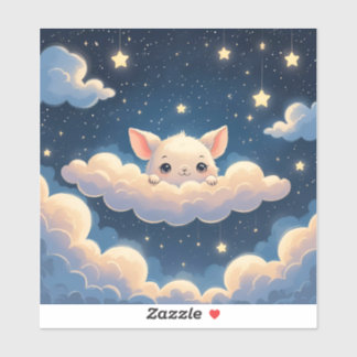Cloud Cuddles and Starry Snuggles Sticker