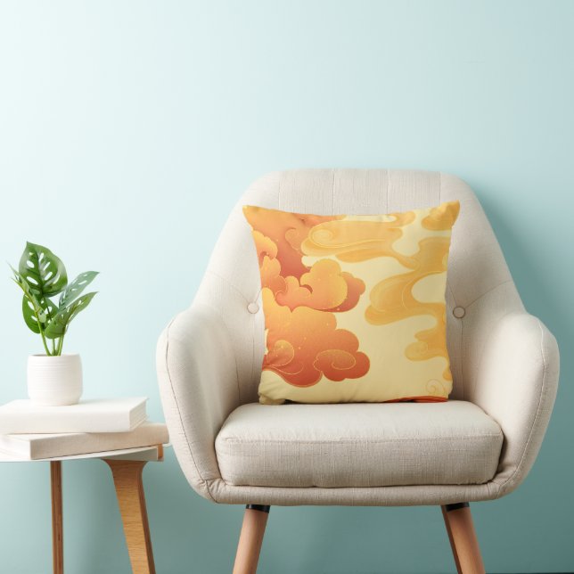 Cloud Design 16x16 Throw Pillow (Chair)