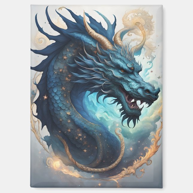 cloud dragon magnet (Front)