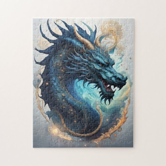cloud dragon puzzle  (Vertical)