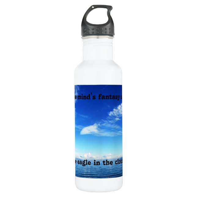 Cloud Eagle Stainless Steel Water Bottle (Front)