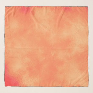 Cloud effect orange Scarf 