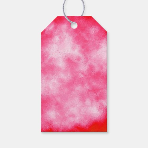 Cloud Effect  Pink Gift Tags 
