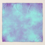 Cloud Effect purple blue  Scarf<br><div class="desc">Drift into a dreamy sky with this serene storm cloud-inspired scarf. Blending soft colors, the design mimics the gentle movement of clouds in a summer storm. The subtle speckled texture adds depth and atmosphere, evoking a peaceful yet powerful natural energy. Lightweight and effortlessly elegant, this scarf brings a calming pop...</div>
