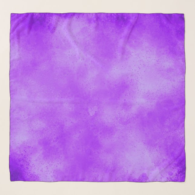 Cloud Effect Purple  Scarf  (Front (Horizontal))