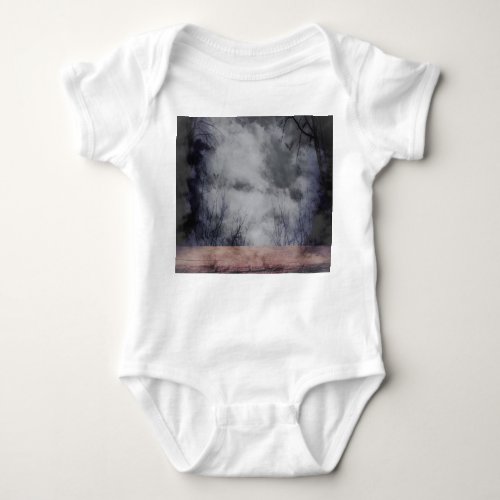 cloud face baby bodysuit
