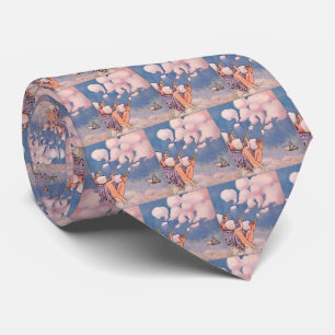 Cloud Faeries Making Clouds Neck Tie