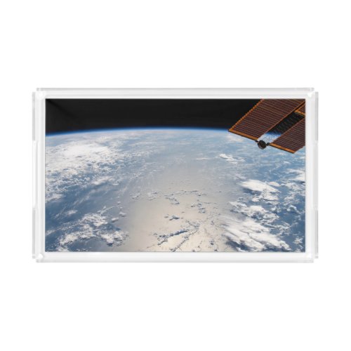 Cloud Formations Surrounding Sunglint Off Pacific Acrylic Tray