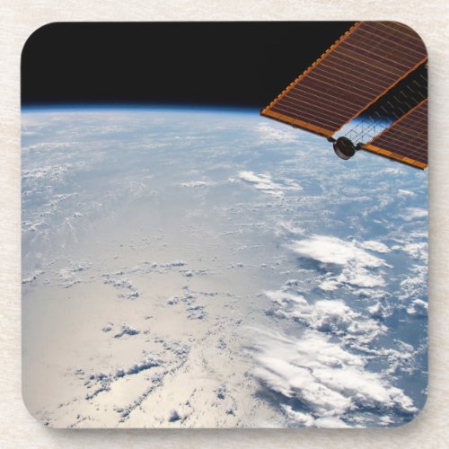 Cloud Formations Surrounding Sunglint Off Pacific Beverage Coaster