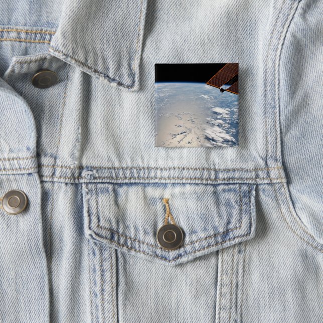 Cloud Formations Surrounding Sunglint Off Pacific Button (In Situ)