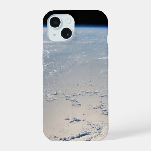 Cloud Formations Surrounding Sunglint Off Pacific iPhone 15 Case