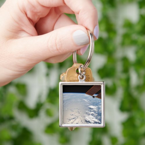 Cloud Formations Surrounding Sunglint Off Pacific Keychain