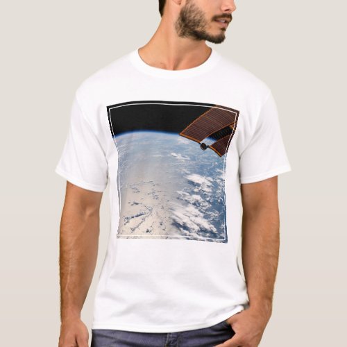 Cloud Formations Surrounding Sunglint Off Pacific T_Shirt