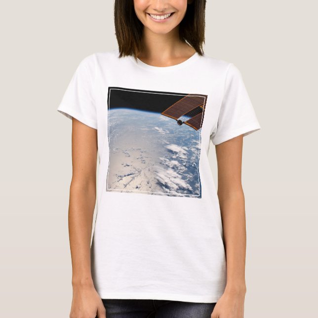 Cloud Formations Surrounding Sunglint Off Pacific T-Shirt (Front)