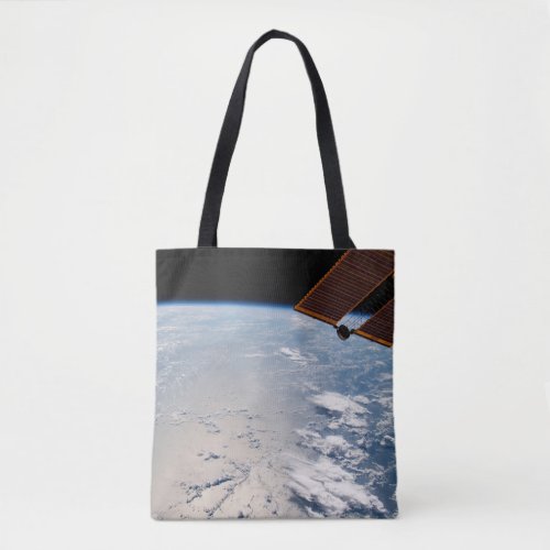 Cloud Formations Surrounding Sunglint Off Pacific Tote Bag