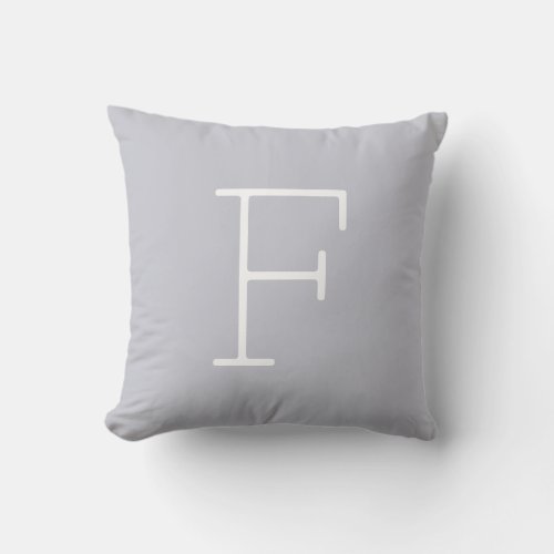 Cloud Grey Customize Front  Back For Gifts Throw Pillow