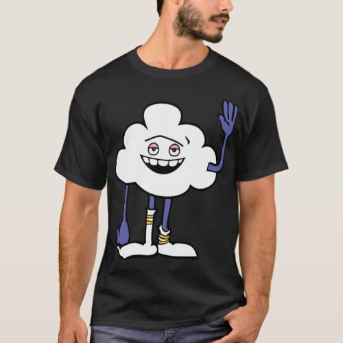 Cloud Guy Trolls Design   T_Shirt