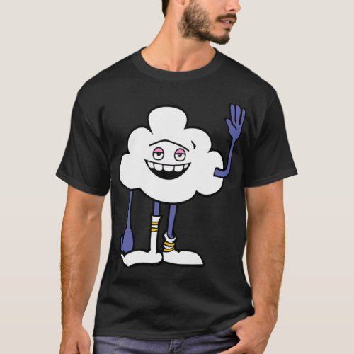 Cloud Guy Trolls Design     T_Shirt
