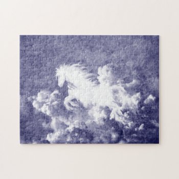Cloud Horse Jigsaw Puzzle by deemac1 at Zazzle