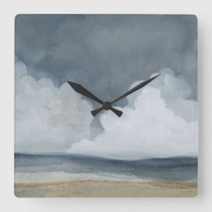 Cloud Landscape Square Wall Clock