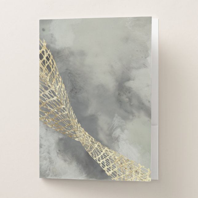Cloud Matrix Pocket Folder (Front)