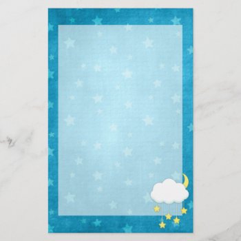 Cloud Mobile Stationary Stationery by runninragged at Zazzle