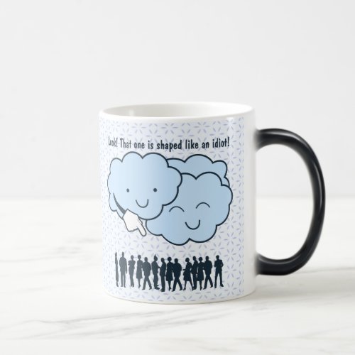 Cloud Mocks Human Shapes Funny Cartoon Magic Mug