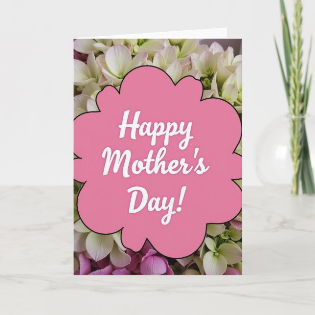 Cloud Mothers Day Card (Front)